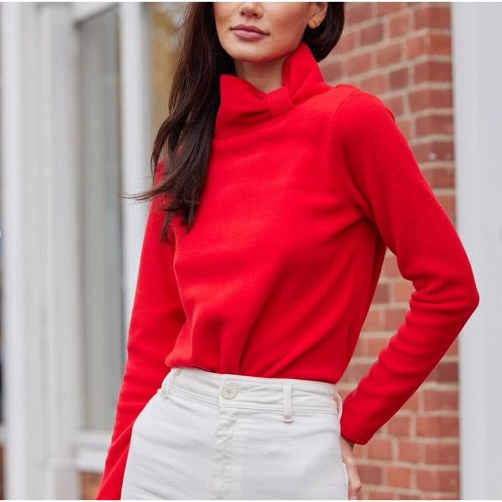 Tuckernuck Red Cowl Turtleneck Fleece